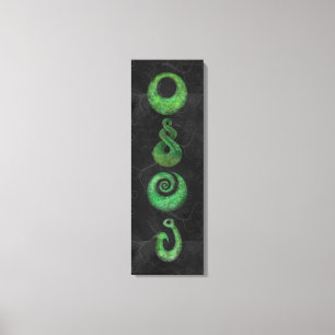 Maori-symbolen Canvas Afdruk