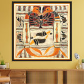 Maori Tribal Animal Spirits Canvas Afdruk (Insitu (Woonkamer))