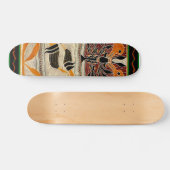 Maori Tribal Folklore Design Skateboard (Horizontaal)