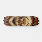 Maori Tribal Mask Skateboard (Horizontaal)