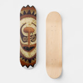 Maori Tribal Mask Skateboard (Voorkant)