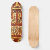 Maori Tribal Shield Skateboard (Voorkant)