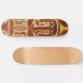Maori Tribal Shield Skateboard (Horizontaal)