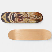 Maori Tribal Shield Skateboard (Horizontaal)