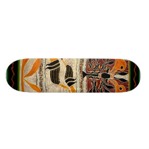 Maori Tribale Folklore Ontwerp Skateboard