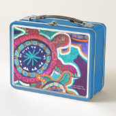 Maori Turtle Metal Lunchbox (Devant)