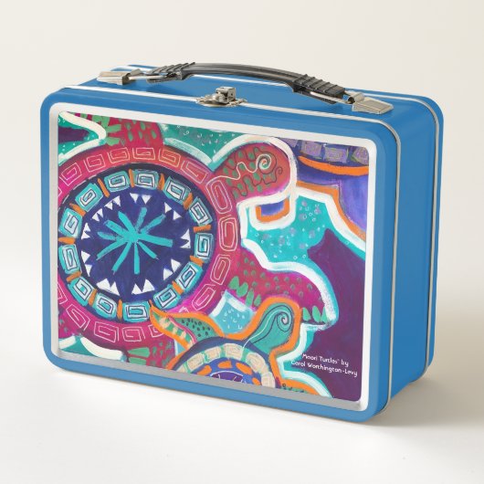 Maori Turtle Metal Lunchbox (Devant)