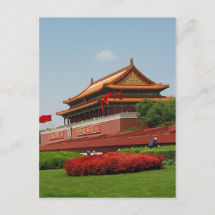 Maos Mausoleum op het Tiananmen-plein Briefkaart