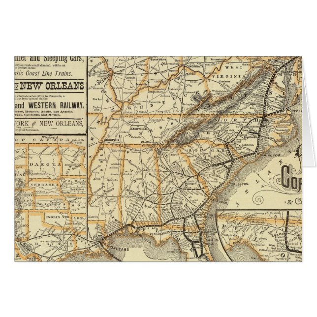 Map Atlantic Coast (Voorkant Horizontaal)