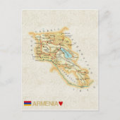 MAP BRIEFKAARTEN & Armenia (Voorkant)