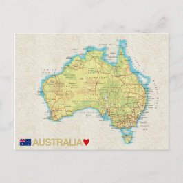 MAP BRIEFKAARTEN & Australië
