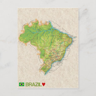 MAP BRIEFKAARTEN & Brazilië