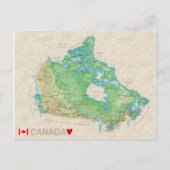 MAP BRIEFKAARTEN Canada (Voorkant)