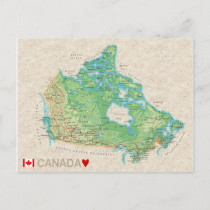 MAP BRIEFKAARTEN & Canada