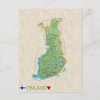 MAP BRIEFKAARTEN & Finland