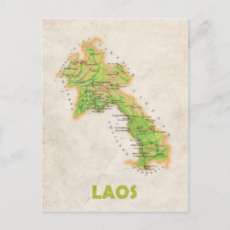 MAP BRIEFKAARTEN & Laos