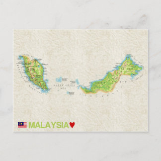 MAP BRIEFKAARTEN & Maleisië