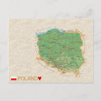 MAP BRIEFKAARTEN & Polen