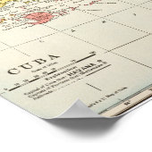 MAP: CUBA, 1900 POSTER (Hoek)