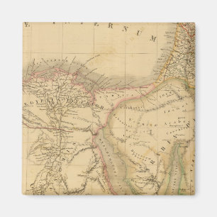 Map Egypte, Palestina en Arabië Magneet