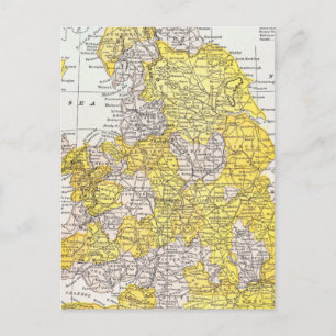 MAP: ENGLAND & WALES BRIEFKAART