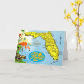 map Florida Kaart (Gele Bloem)