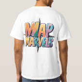 Map Marvels" est un t-shirt design (Dos)