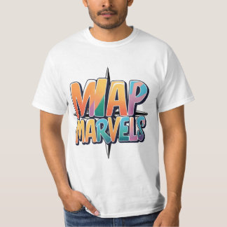 Map Marvels" est un t-shirt design