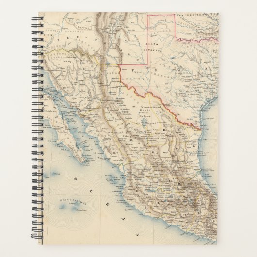 Map Mexico en Texas Planner (Voorkant)