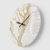 MAP: MISSISSIPPI RIVER, 1861 GROTE KLOK (Hoek)