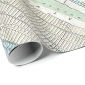 Map New York City Central Park Cadeaupapier (Rol Hoek)