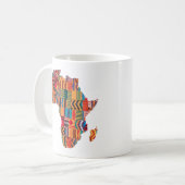 Map of Africa Coffee Mug (Devant gauche)