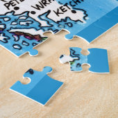 Map of Alaska 20x30 Jigsaw Puzzle (Côté)