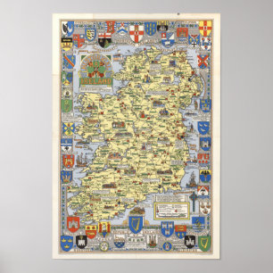 Map of Historical Poster