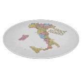 Map of Italy "Boot Roots"  Snijplank (Hoek)