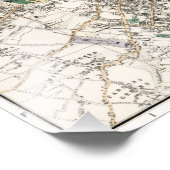  Map of London England Poster (Hoek)