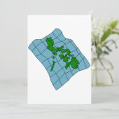 Map Of Philippines Invitations (Debout devant)