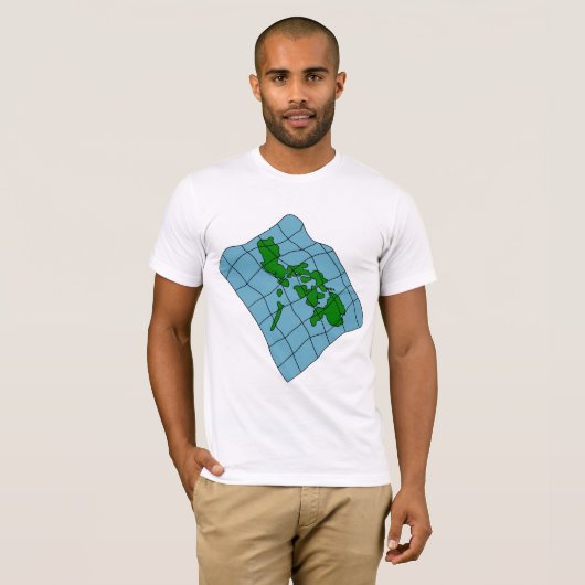 Map Of Philippines Mens T-Shirt (Devant entier)