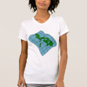 Map Of Philippines Womens T-Shirt (Devant)
