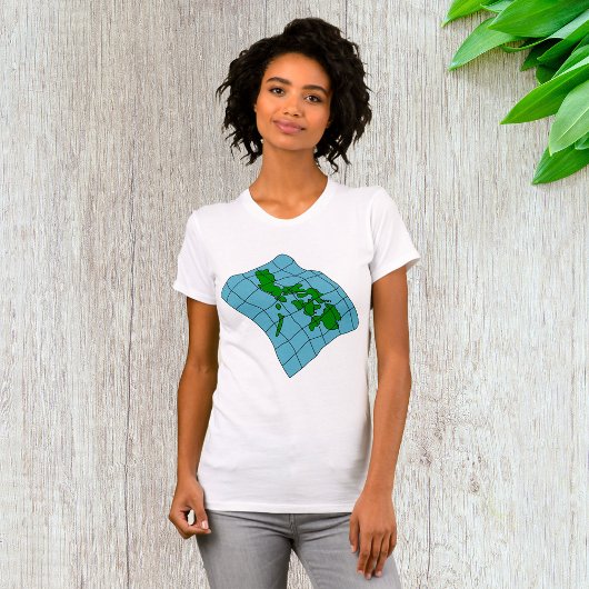 Map Of Philippines Womens T-Shirt
