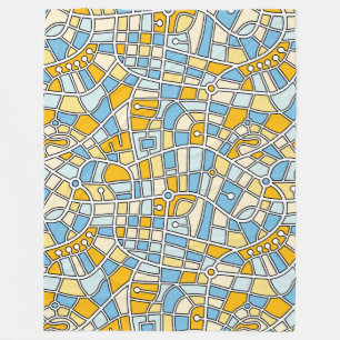 Map Patroon 030520 - Kleuren 04 Fleece Deken