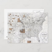 MAP: RESERVATIES, 1888 BRIEFKAART (Voorkant / Achterkant)