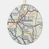 map van de William-CT Keramisch Ornament (Links)