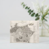 Mapa da cidade do Rio de Janeiro (1820) Briefkaart (Staand voorkant)