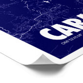 Mapa de Caracas - Venezolaanse reiskaart Poster (Hoek)