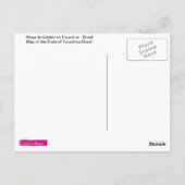 Mapa do Tocantins Briefkaart (Achterkant)