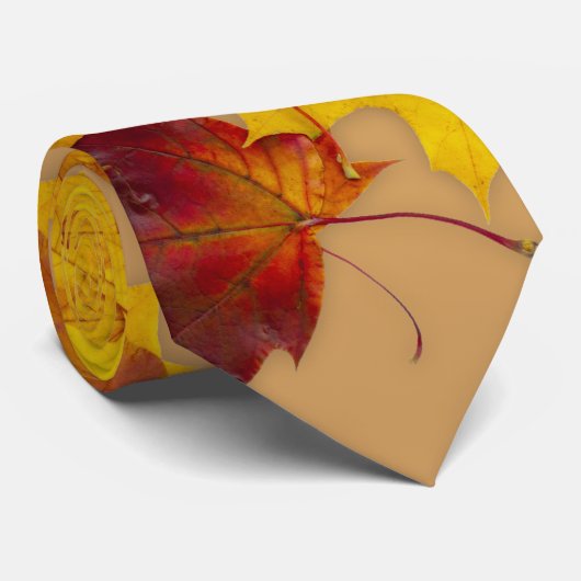 Mapelbladeren Stropdas (Opgerold)