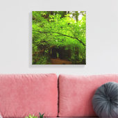 Mapelbomen in het sequoibos canvas afdruk (Insitu (Woonkamer))