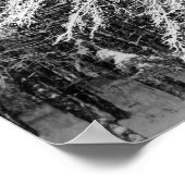 Mapelboom in sneeuw poster (Hoek)