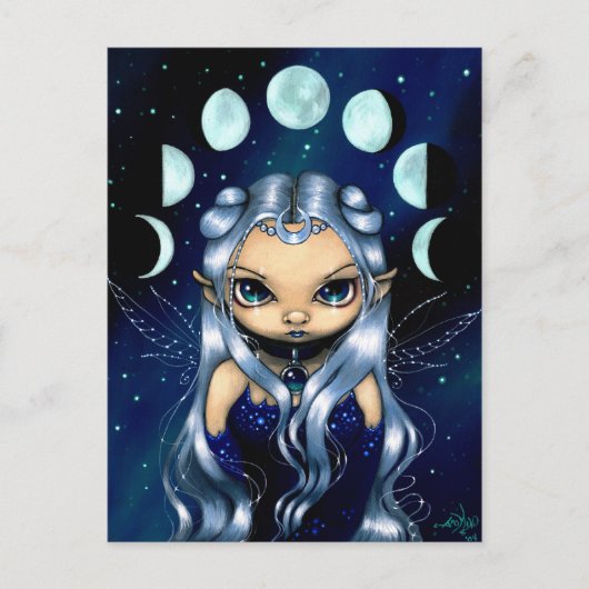 "Mapje van het Briefkaart van de Veranderende Maan (Voorkant)